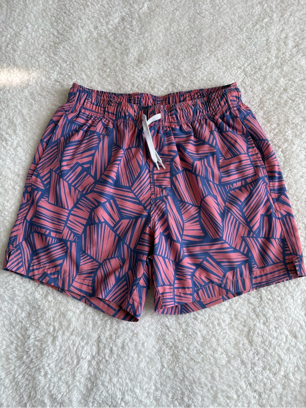 Bearbottom Men's Swim Trunks - Tropical Palm Leaf Print - Size Medium
